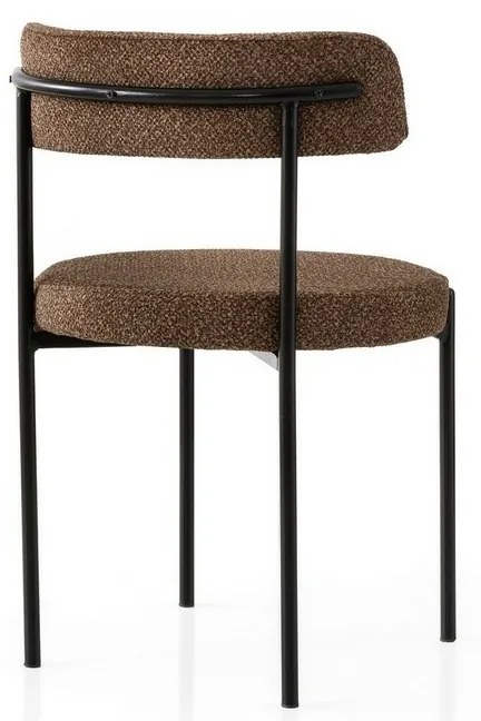 Zestaw krzeseł do jadalni Gini Brown and Black, 2szt.