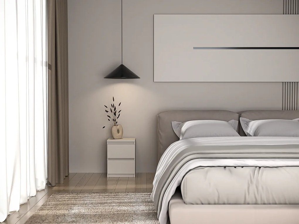 Szafka Nocna Malwa M2 |  Kaszmir | 30x30x40 cm | 2 Szuflady