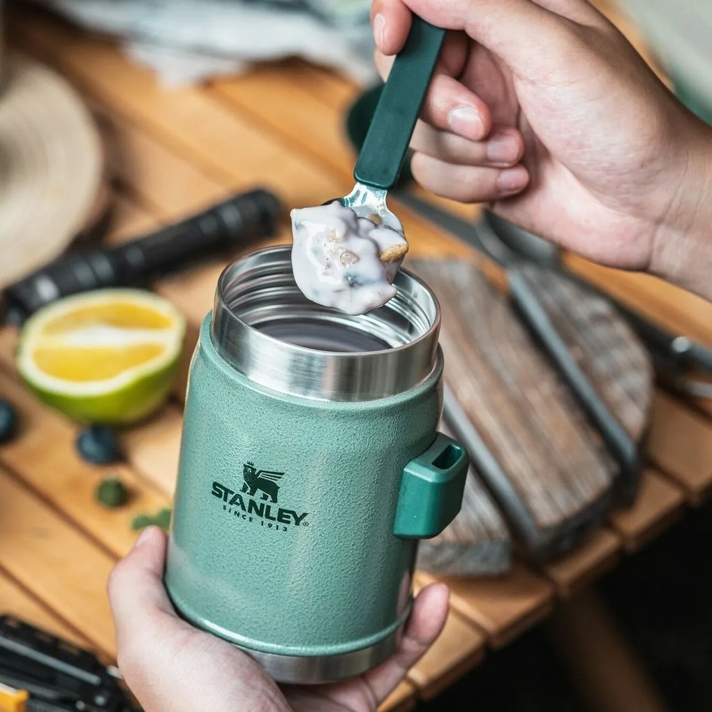 Stanley Termos na posiłki Legendary Classic FoodJar 400 ml Hammertone Green