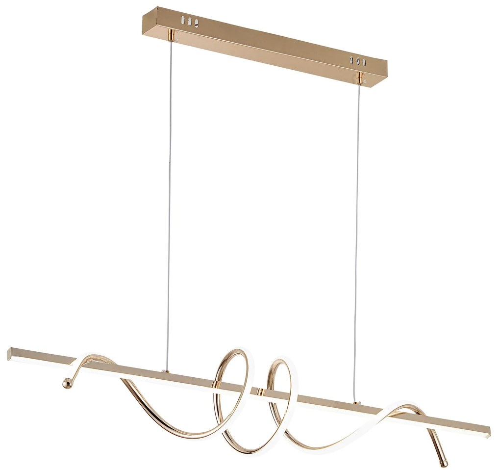 LAMPA WISZĄCA LED G065-CP Złota