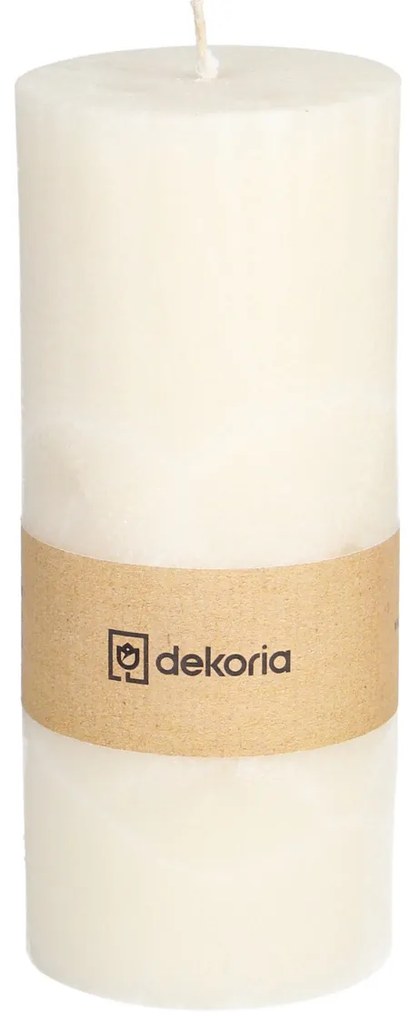 Świeca zapachowa palmowa walec White