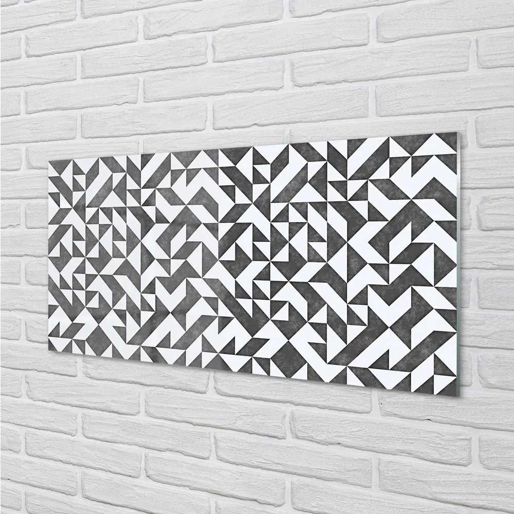 Szklany Panel Wielokąty