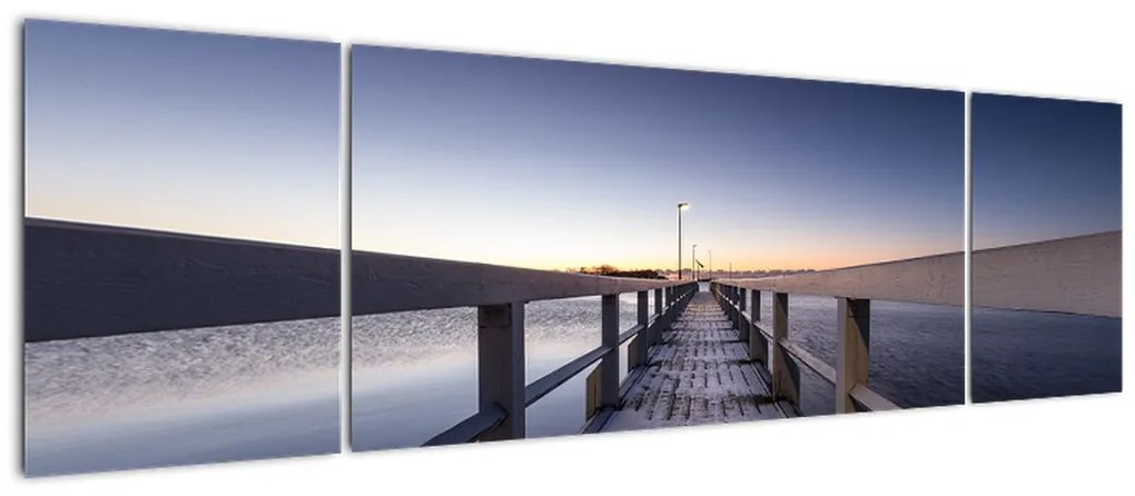 Obraz - Na molo (170x50 cm)