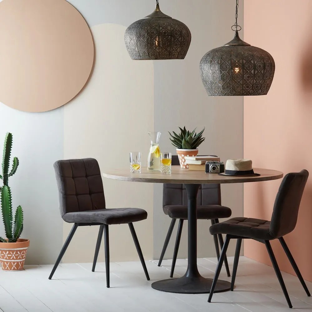 Lampa sufitowa w kolorze miedzi ø 43,5 cm Emine – Light & Living