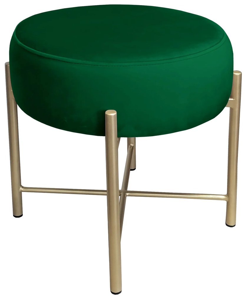 Taboret Pola noga metalowa złota MG25