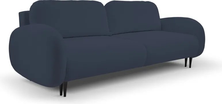 Sofa SOFT z funkcja spania i pojemnikiem CIEMNY NIEBIESKI RUN AGAIN 77