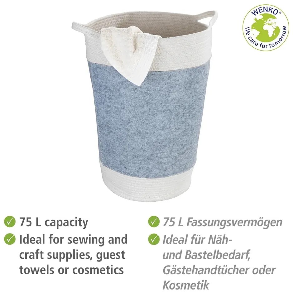 Tekstylny kosz na pranie 75 l Bea – Wenko