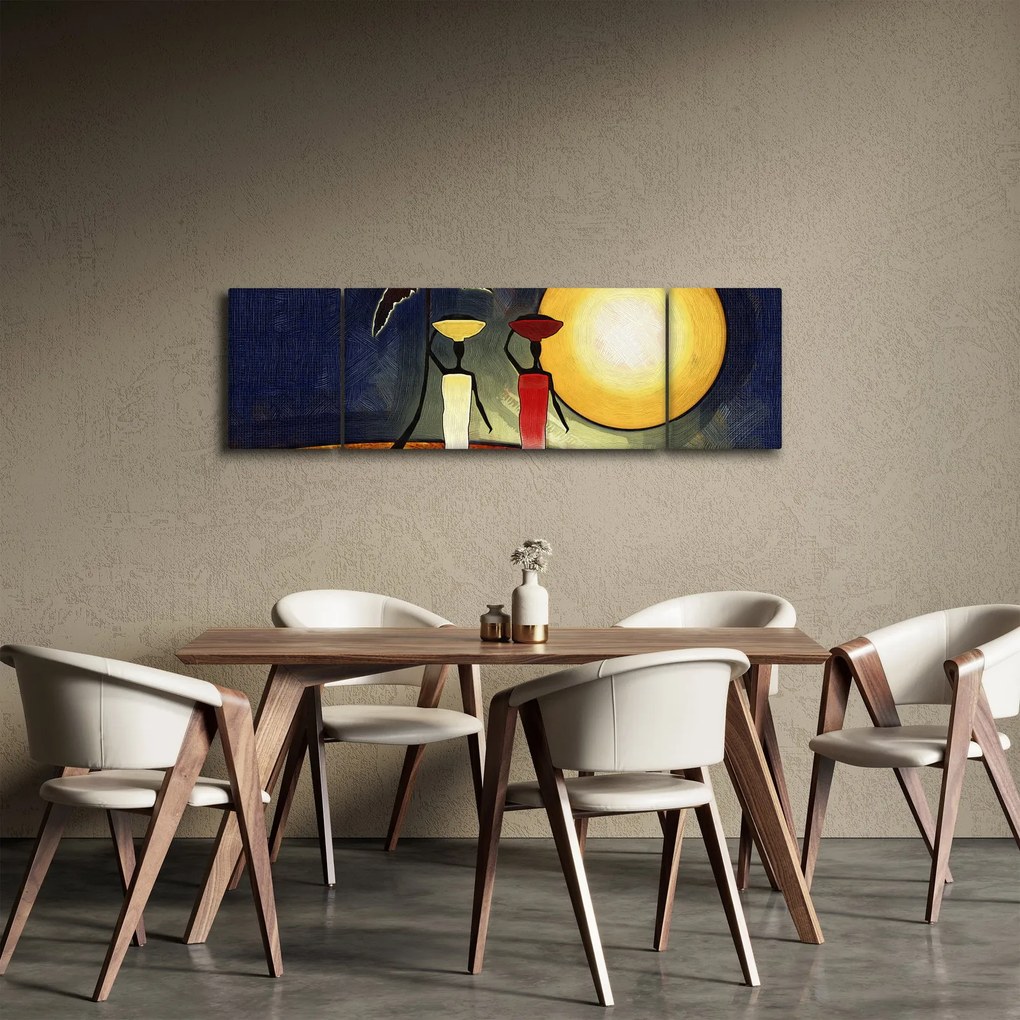 Obraz starożytnego obrazu (170x50 cm)