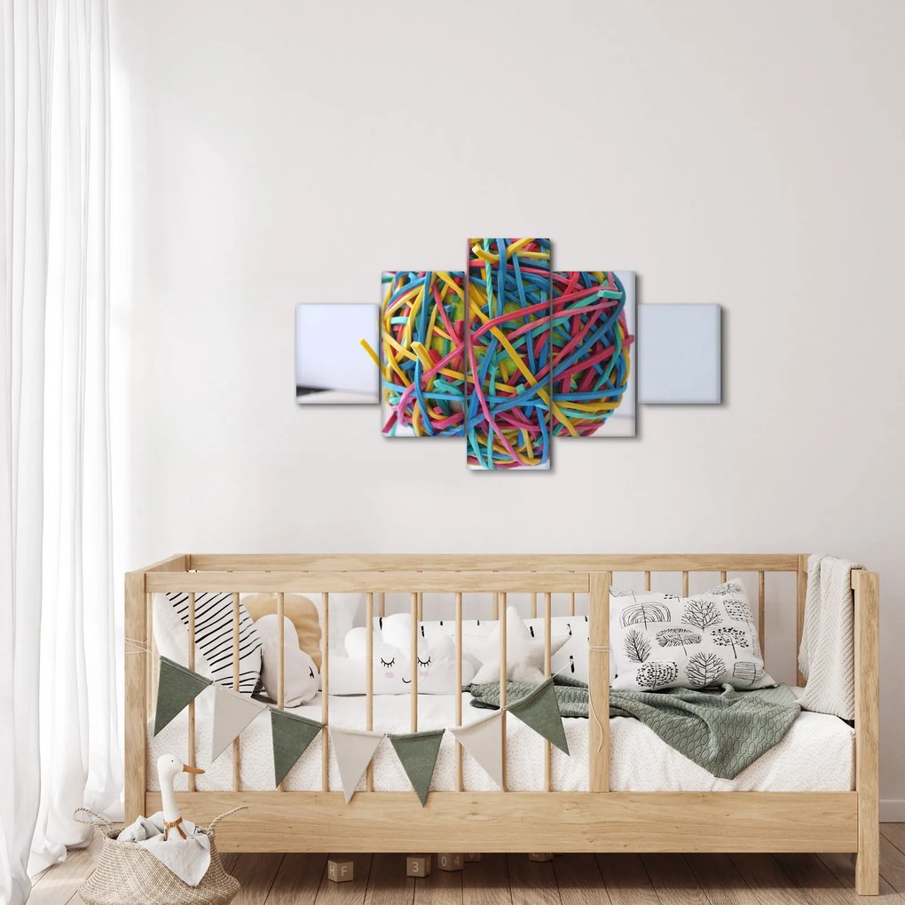 Obraz gumek (125x70 cm)