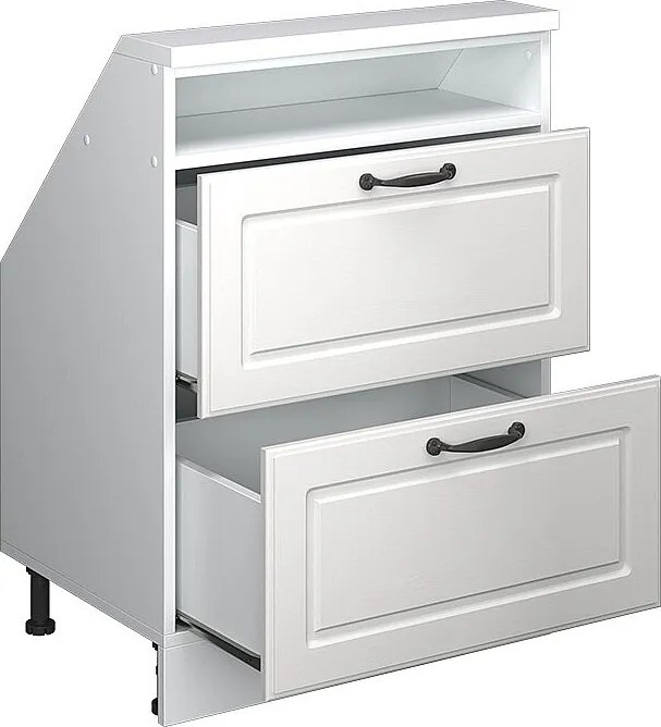 Szafka kuchenna na dach skośny biały domek wiejski 60x46x81.6 r-line