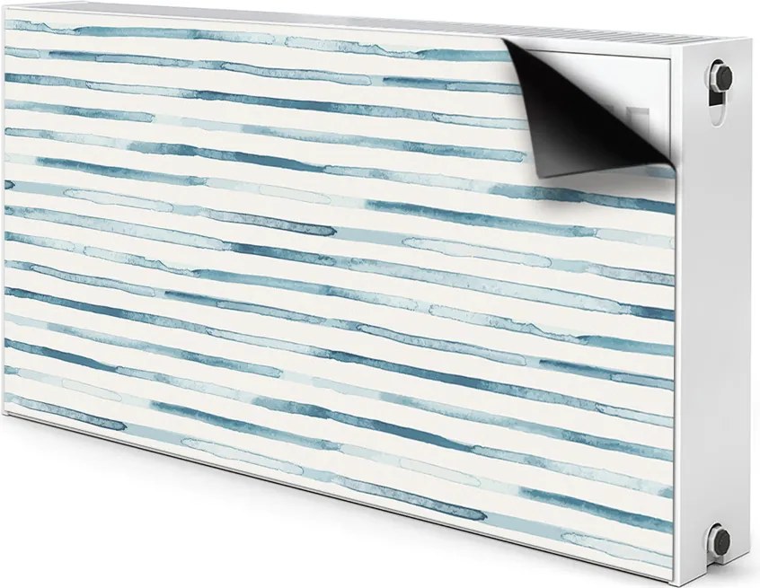 Magnes dekoracjny na kaloryfer Niebieskie linie