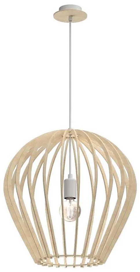 Amplex 5016 - Lampa wisząca na przewodzie BALA 1xE27/20W/230V beżowa