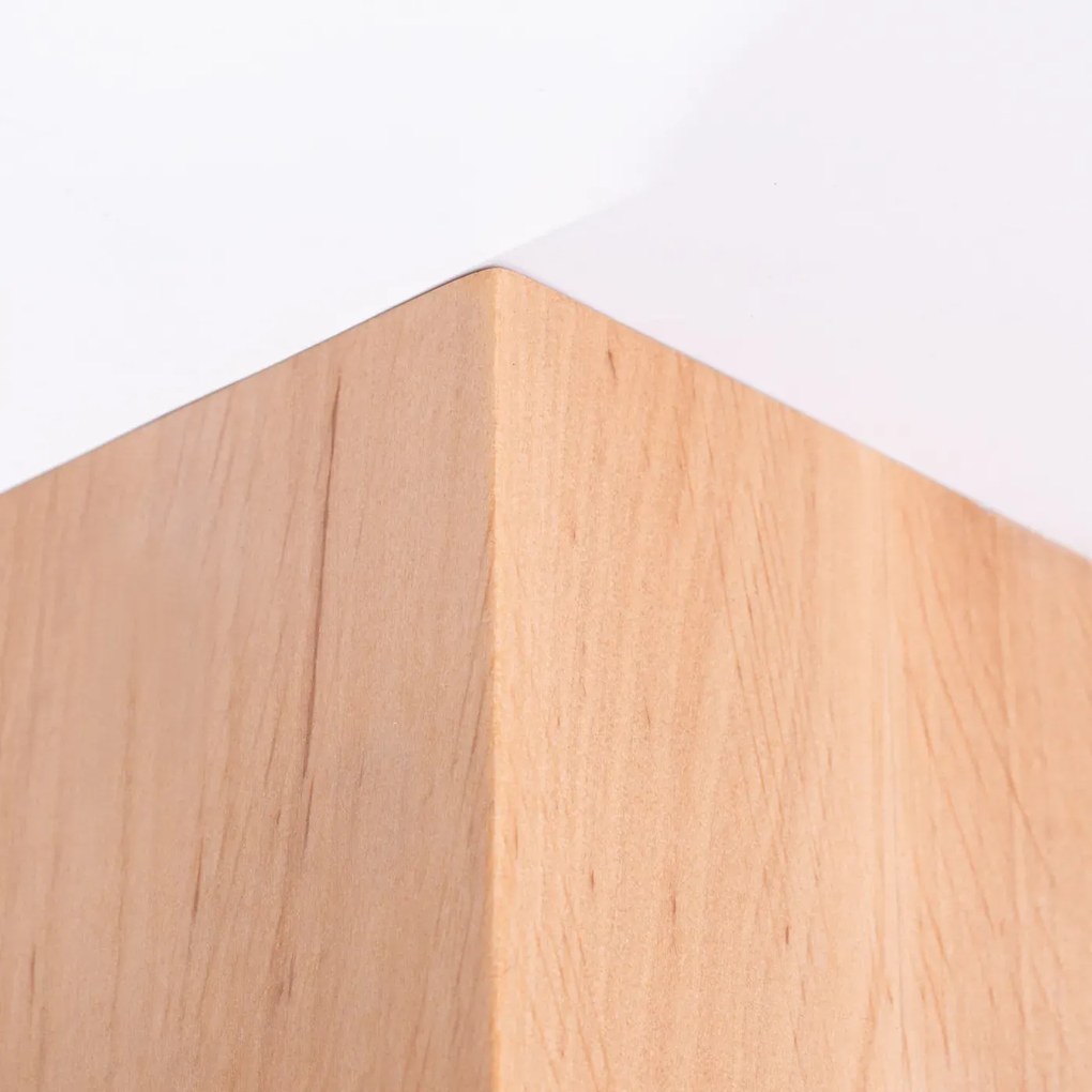 Plafon SOLIS naturalne drewno SOLLUX  LIGHTING