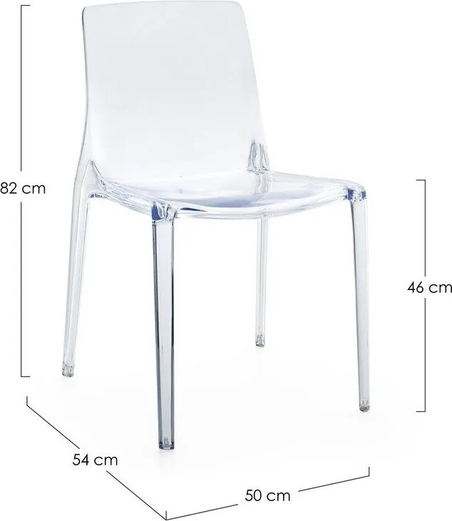 Plastikowe krzesło ogrodowe Adele – Bizzotto