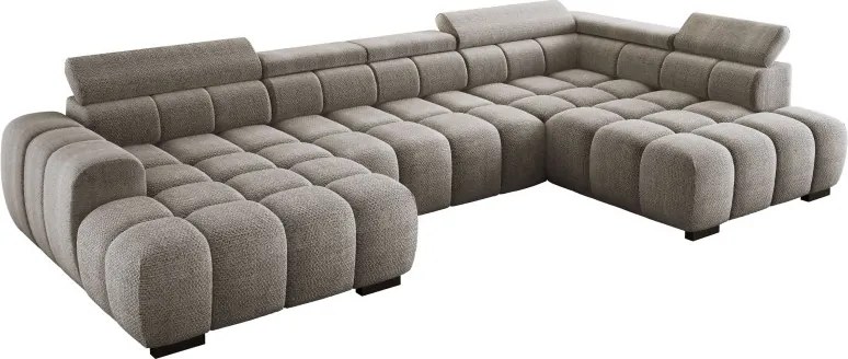 Narożnik BULL XL Prawostronny z elektryczną funkcją regulacji tkanina Eden 07 WERSAL