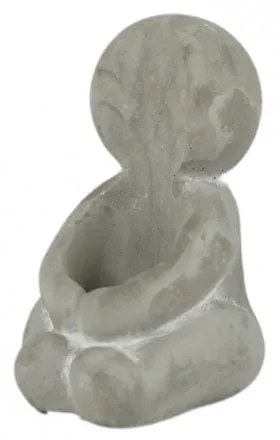 Zestaw 2 kamionkowych świeczników IDEAS 4 SEASONS, różowy