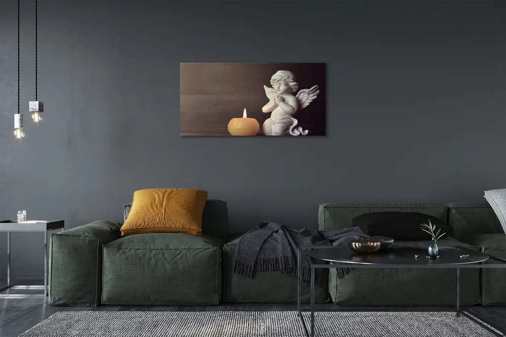 Obraz canvas na ścianę Modlitwa Anioła przy Świecy