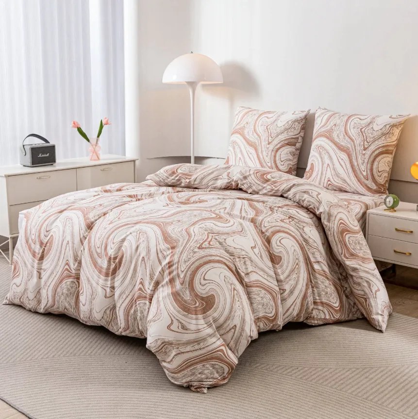 PrzytulneMieszkanie.pl PrzytulneMieszkanie.pl Pościel z mikrofibry NUDESTONE beżowe Rozmiar pościeli: 2 szt 70 x 80 cm | 160 x 200 cm