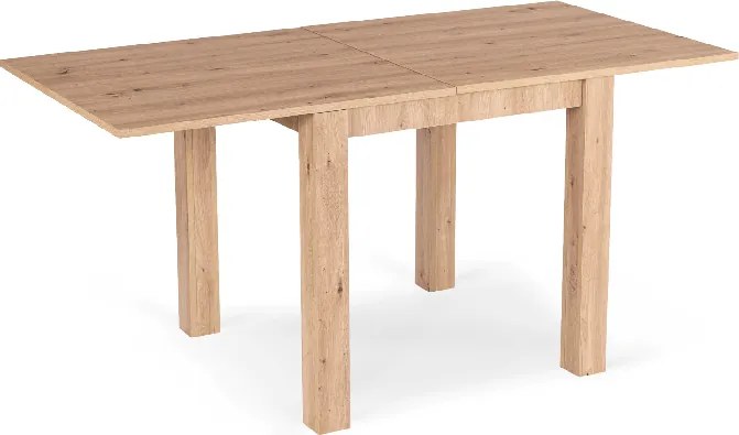 Stół Kwadratowy Rozkładany MAX 80-160 cm Dąb Artisan Nowoczesny Loft