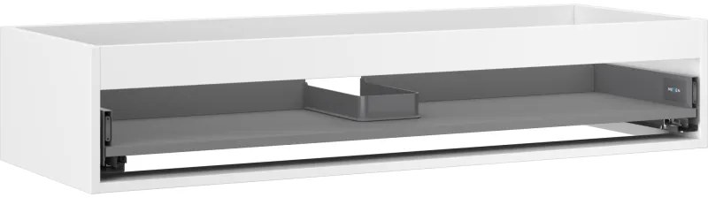 Mexen Box-A korpus szafki podumywalkowej 120 cm, 1 szuflada, biały mat - 91AX0-1200-235-1-01