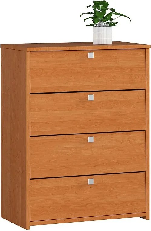 Szafka na buty AKORD RUBIN Olcha 66 cm 4 drzwi kolor Olcha mat 4 półki 66x36x85 cm