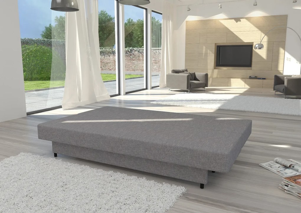Sofa rozkładana z funkcją spania AMAZA szara ELTAP