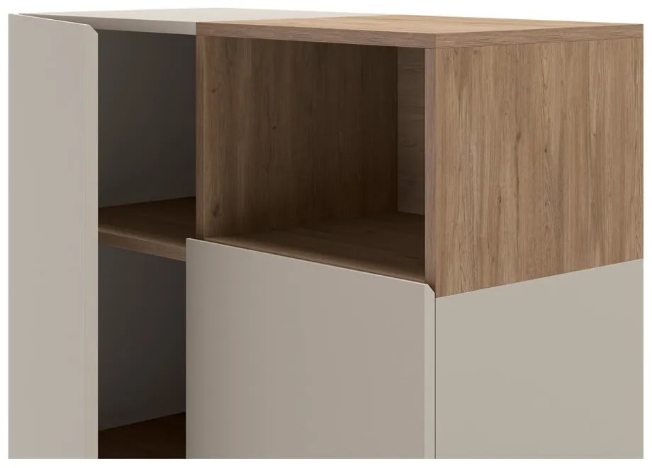 Kremowa szafka 90x120 cm Cailin – Marckeric