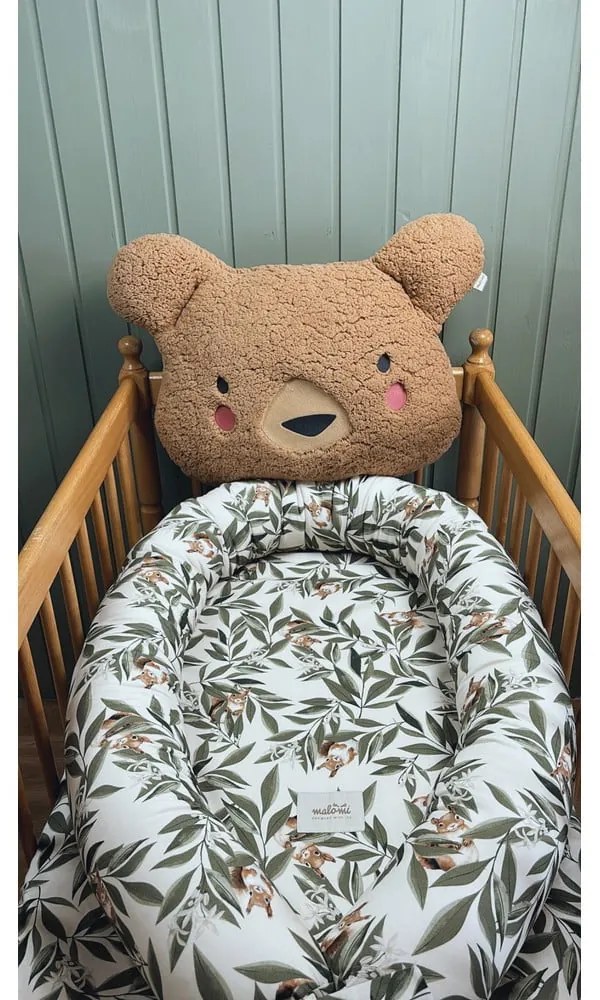 Poduszka dziecięca z mikropluszu Bear – Malomi Kids