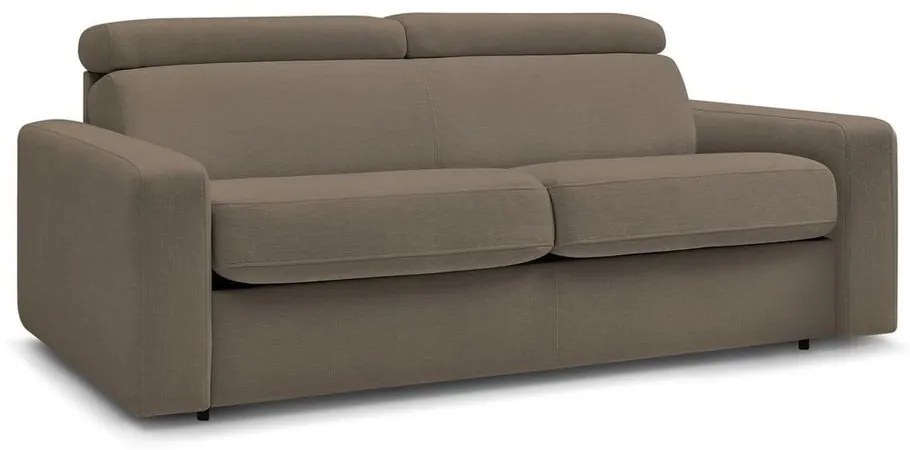 Brązowa rozkładana sofa 215 cm Monaco – Bobochic Paris