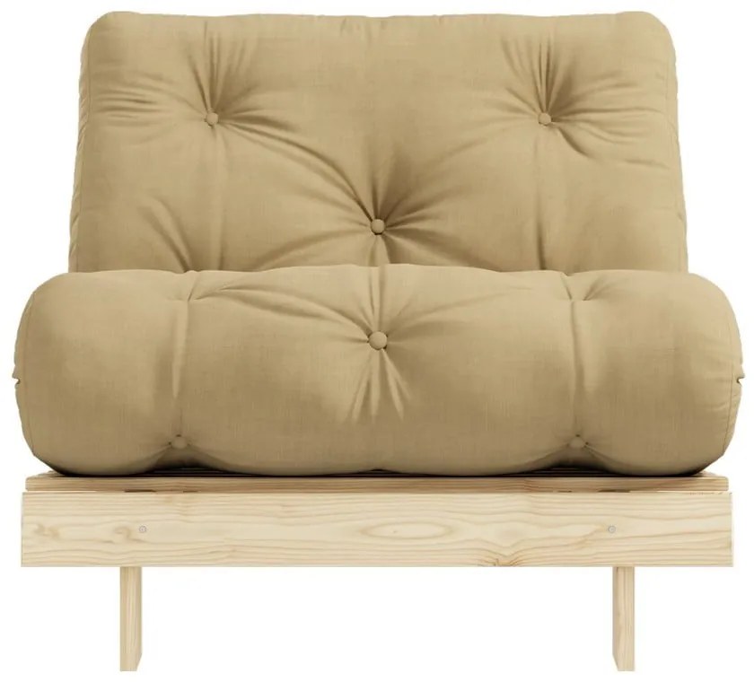 Fotel wielofunkcyjny Karup Design Roots Raw/Wheat Beige