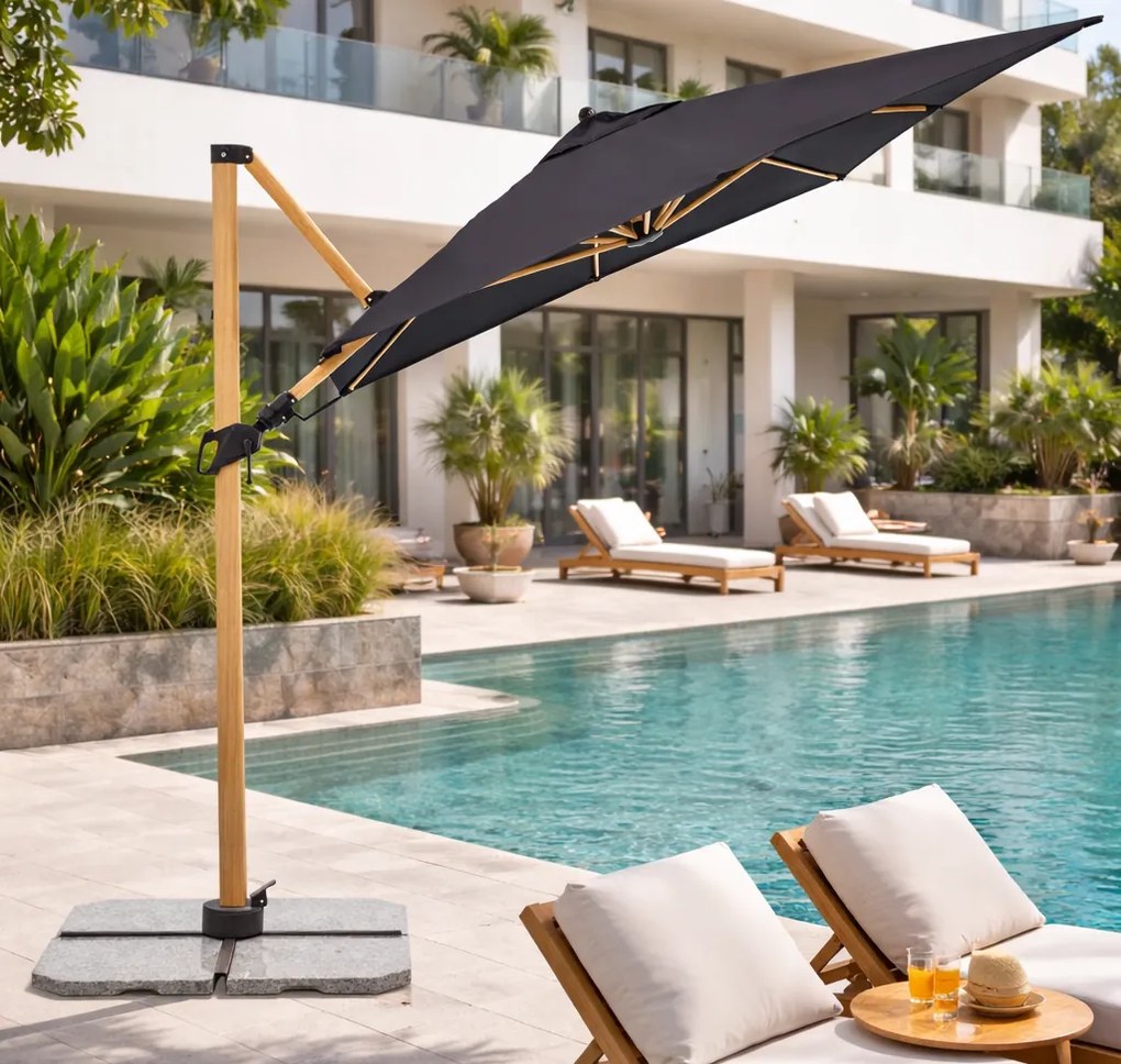 Doppler ALU WOOD 300 x 220 cm antracyt