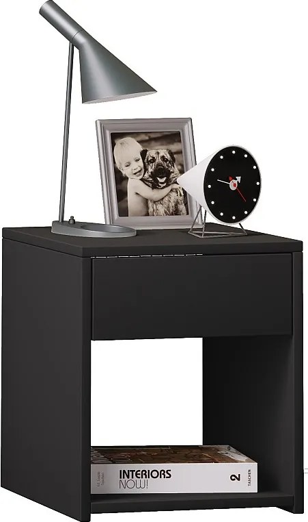 Drewniany stolik nocny szuflada Sledo Mini