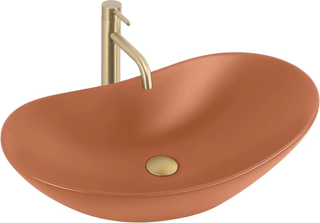 Umywalka nablatowa Rea Royal Cinnamon Matt