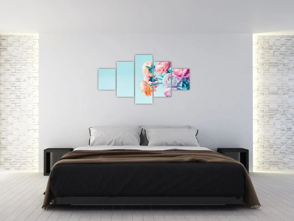 Obraz - Kwiaty w wazonie (125x70 cm)