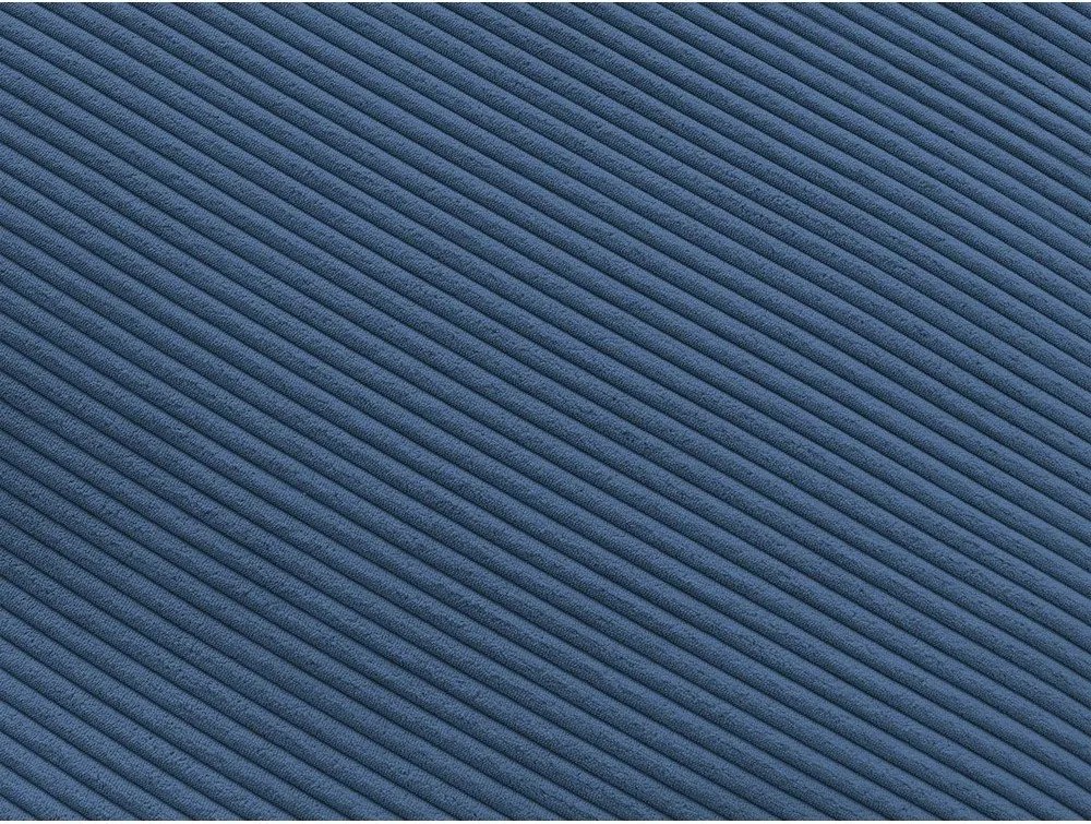 Niebieska sztruksowa sofa 250 cm Belair – Bobochic Paris