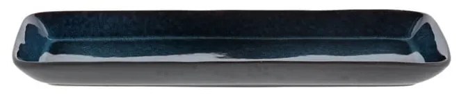 Taca do serwowania ceramiczna 14x38 cm Gastro Dark Blue/Black – Bitz