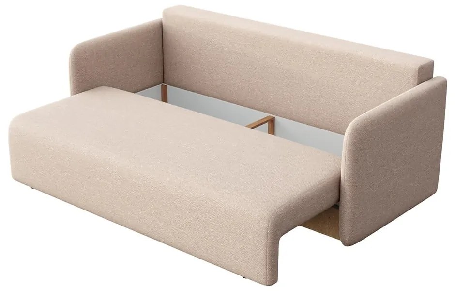 Beżowa rozkładana sofa 220 cm Chaum – Rodier