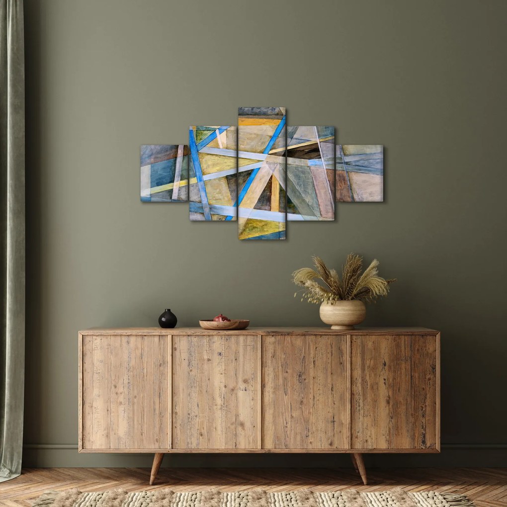 Obraz - Abstrakcja (125x70 cm)