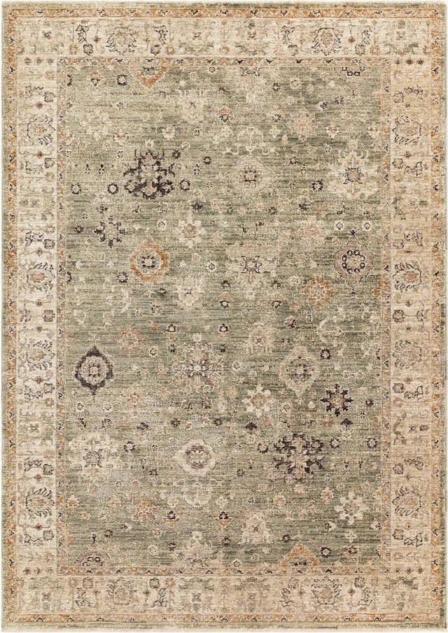 Zielony/beżowy dywan tkany ręcznie 200x300 cm Heriz Ornate – Asiatic Carpets