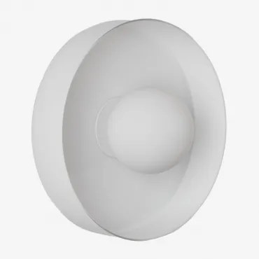 Kinkiet Ścienny Jaxal Biała & Ø25 Cm - Sklum