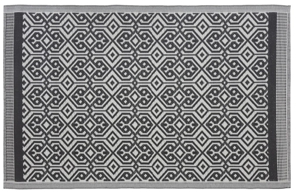 Dywanik zewnętrzny na taras 120 x 180 cm, geometryczny wzór