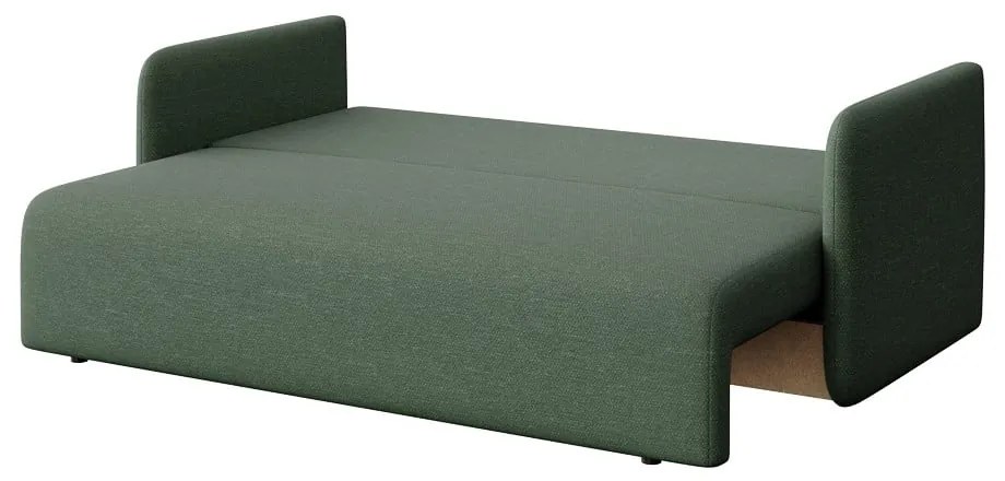 Zielona rozkładana sofa 220 cm Chaum – Rodier