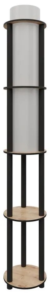 Lampa stojąca z półkami NOTO 1xE27/40W/230V beżowa/czarna