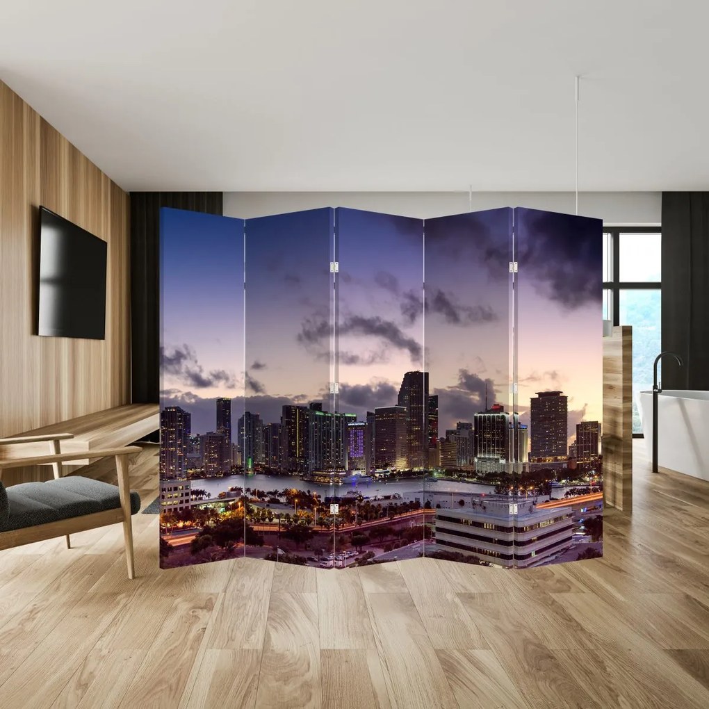 Parawan - Wieżowce wielkiego miasta (210x170 cm)