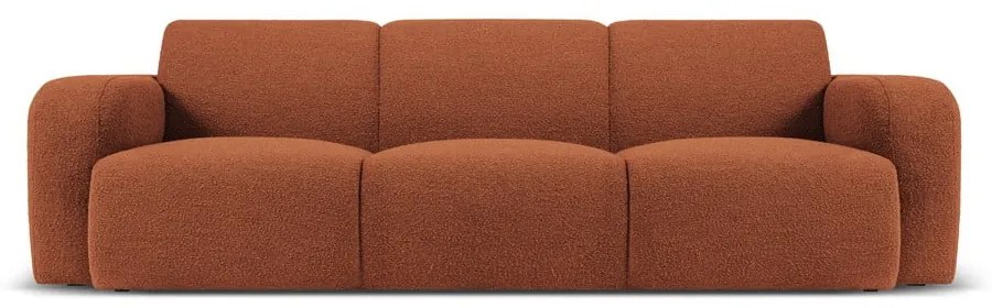 Brązowa sofa z materiału bouclé 235 cm Molino – Micadoni Home