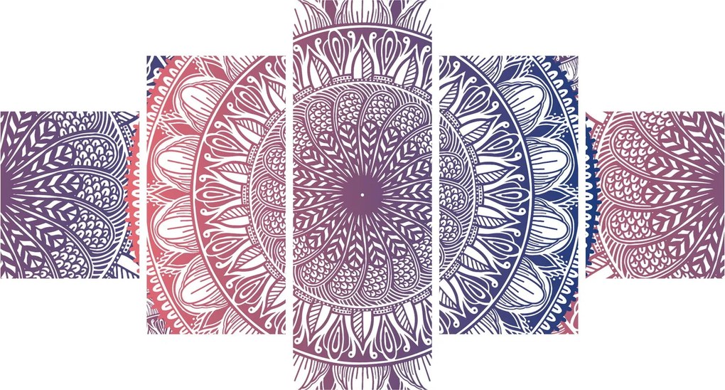 Obraz z mandali (125x70 cm)