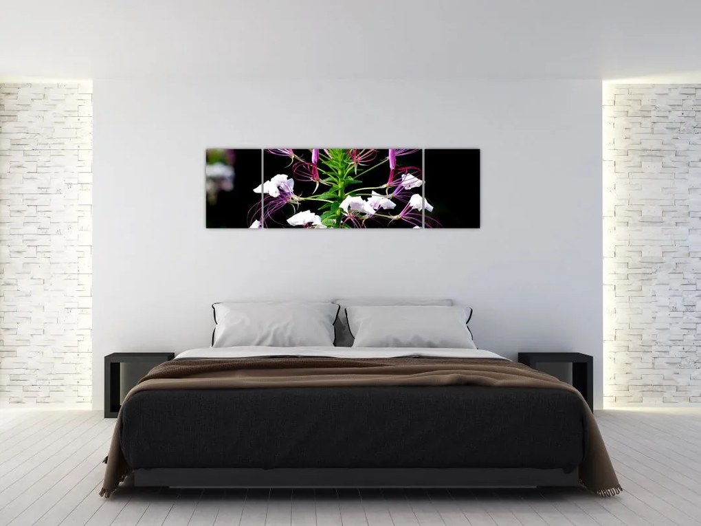 Obraz kwiatu (170x50 cm)
