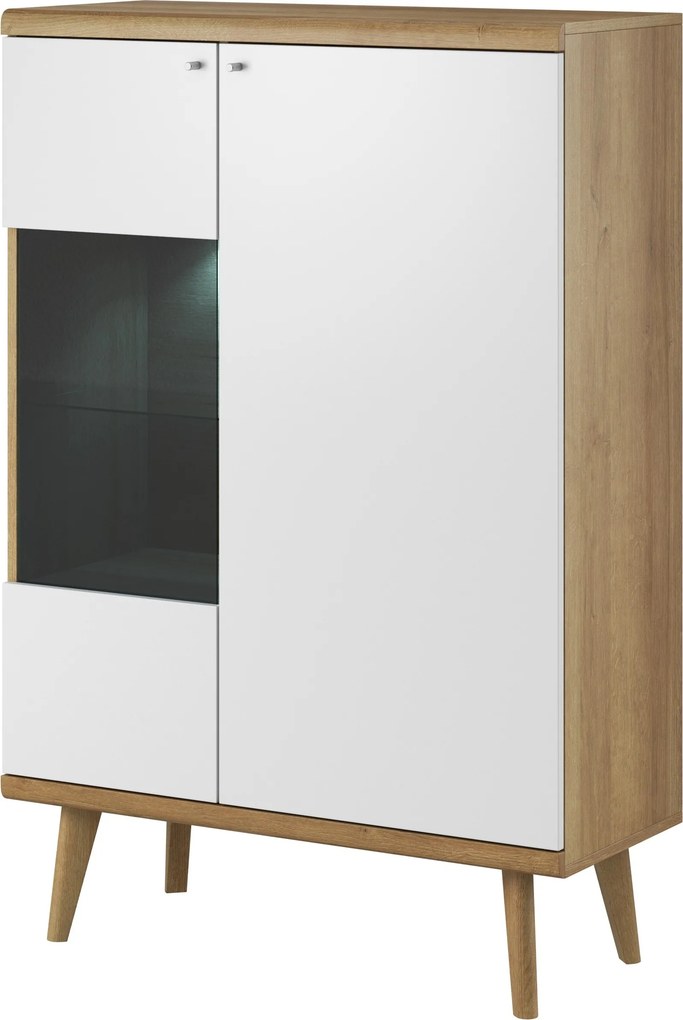 Witryna PRIMARIO 134 x 90 cm stojąca