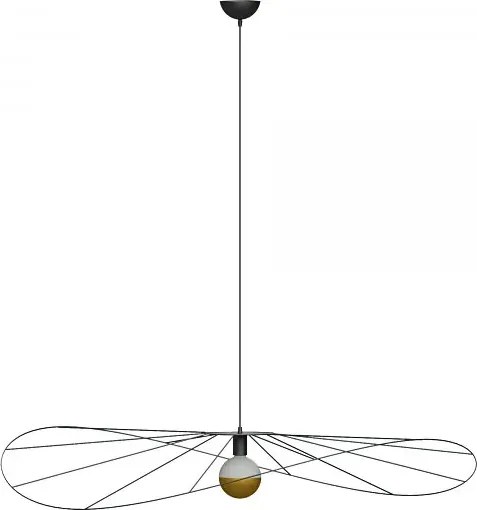 Czarna industrialna lampa wisząca 70 cm L5-E92