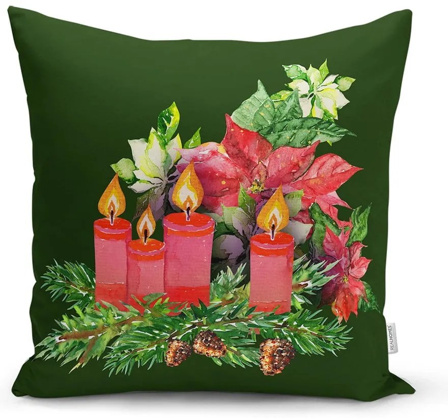 Tekstylna poszewka na poduszkę ze świątecznym motywem 43x43 cm – Mila Home